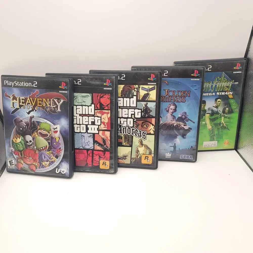 Playstation 2 Lot of 25 Socom Stuntman Grand Theft Auto 007 Syphon Filter